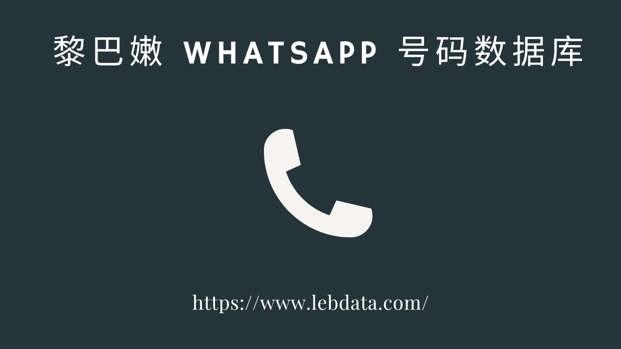 黎巴嫩 WhatsApp 号码数据库